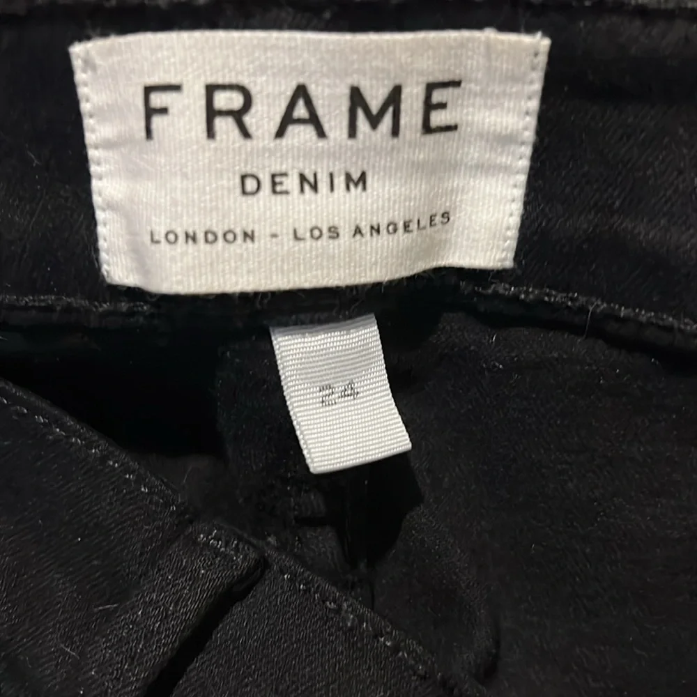 FRAME Le Skinny Jeanne Flounce Skinny Jeans Size 24 - Picture 5 of 7